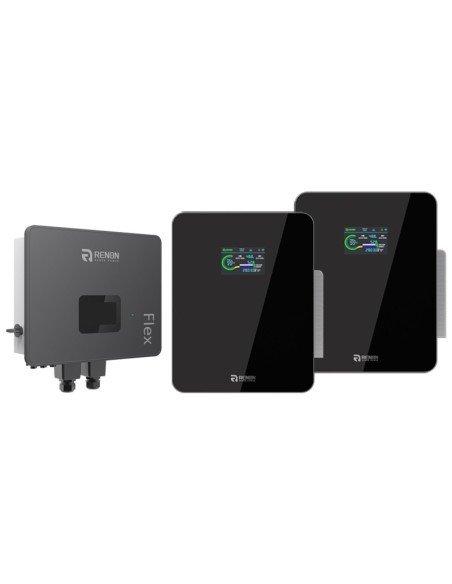 Off-Grid single-phase storage system 6kW IFL06 Renon Power inverter Xcellent 10.24kWh lithium batteries