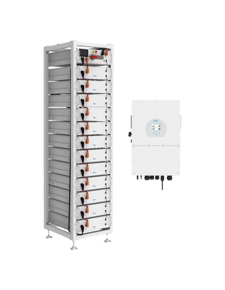 Off-Grid three-phase storage system 30kW Deye inverter BOS-G 20.48kWh lithium batteries