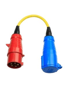 Victron Energy 32A 250V three-phase to single-phase adapter cable - SHP307700300