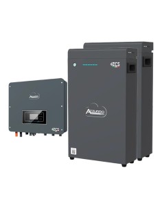 Single-phase storage system 4kW inverter Zucchetti LV ZSX5000 S 10.2kWh lithium battery