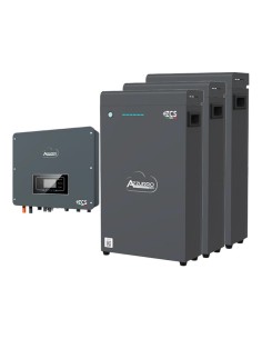 Single-phase storage system 4kW inverter Zucchetti LV ZSX5000 S 15.3kWh lithium battery