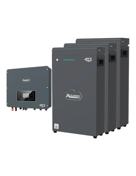 ZCS Azzurro: vendita all'ingrosso Sistema di accumulo monofase inverter 4kW Zucchetti batteria al litio LV ZSX5000 S 15.3kWh