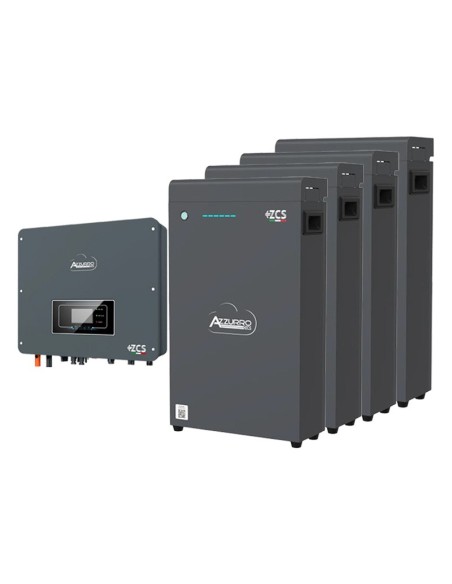 ZCS Azzurro: vendita all'ingrosso Sistema di accumulo monofase inverter 6kW Zucchetti batteria al litio LV ZSX5000 S 20.4kWh