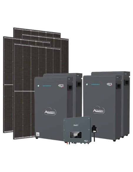 Single-phase photovoltaic kit 5400W 5kW inverter Zucchetti LV ZSX5000 S 20.4kWh lithium battery