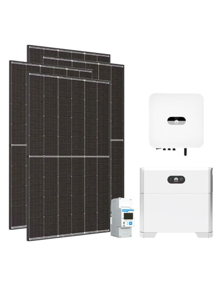 Monofase: vendita all'ingrosso Kit fotovoltaico monofase 5400W inverter 5kW Huawei + 1 batteria al litio LUNA2000 5kWh
