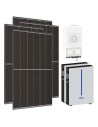 Monofase: vendita all'ingrosso Kit fotovoltaico monofase 4500W inverter 3.6kW SG03LP1 DEYE + 2 batterie al litio RW-M 6.14kWh