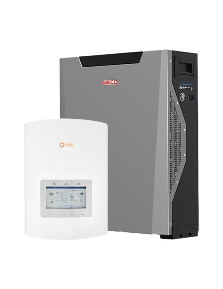 Single-phase storage system 3kW Solis inverter Weco 5k3 XP 5.3kWh lithium battery
