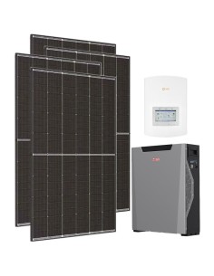 Monofase: vendita all'ingrosso Kit fotovoltaico monofase 3600W inverter 3kW Solis batteria al litio 5.3kWh Weco 5k3 XP