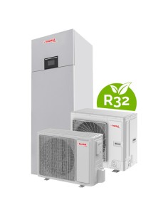 Pompe di calore: vendita all'ingrosso Pompa di calore 4kW aria-acqua splittata inverter con bollitore integrato FONDITAL mode...