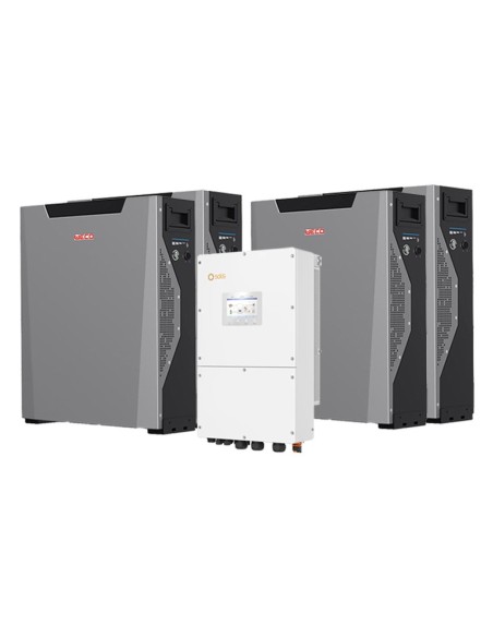 Three-phase storage system 50kW Solis inverter Weco 5k3 XP 21.48kWh lithium battery