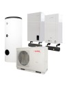 Caldaia con pompa di calore e bollitore: vendita all'ingrosso Sistema ibrido compatto monofase pompa di calore 10kW AWM X10 c...