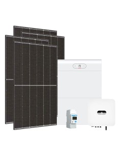 Monofase: vendita all'ingrosso Kit fotovoltaico monofase 6300W inverter 6kW Huawei batteria al litio LUNA2000 14kWh S1 BMS