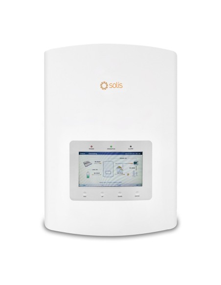 Monofase: vendita all'ingrosso Kit fotovoltaico monofase 4095W inverter 3.6kW Solis + 2 batterie al litio Pylontech US5000 4....