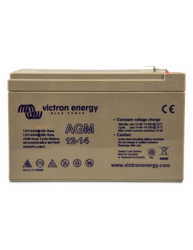 Batteria 14Ah 12V AGM Deep Cycle Victron Energy - BAT212120086 | PuntoEnergia Italia