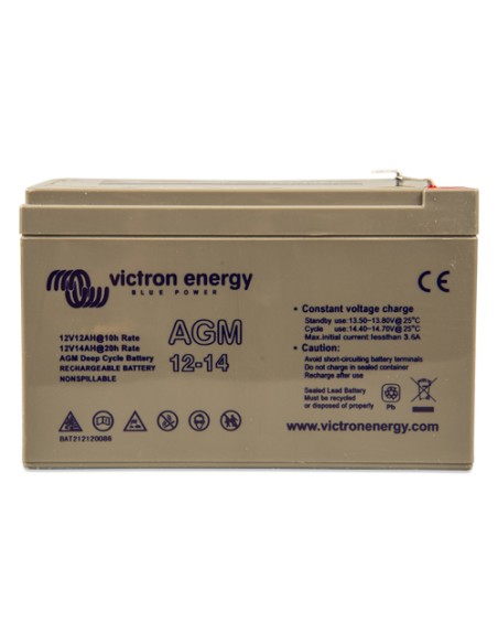 14Ah 12V AGM Deep Cycle battery Victron Energy - BAT212120086