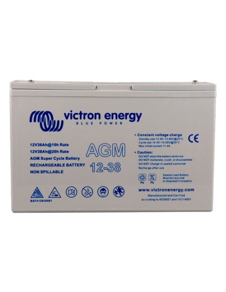 Victron Energy: vendita all'ingrosso Batteria 38Ah 12V AGM Deep Cycle Victron Energy - BAT412350084