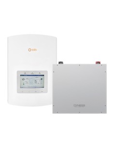 Solis con Dyness: vendita all'ingrosso Sistema di accumulo monofase inverter 4.6kW Solis batteria al litio Dyness DL5.0C 5.12kWh
