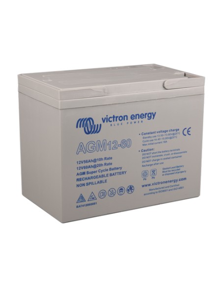 Victron Energy: vendita all'ingrosso Batteria 60Ah 12V AGM Deep Cycle Victron Energy - BAT412550084