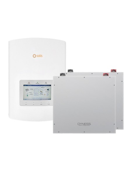 Solis con Dyness: vendita all'ingrosso Sistema di accumulo monofase inverter 5kW Solis batteria al litio Dyness DL5.0C 10.24kWh