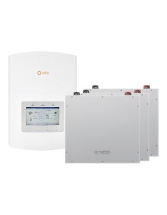 Solis con Dyness: vendita all'ingrosso Sistema di accumulo monofase inverter 5kW Solis batteria al litio Dyness DL5.0C 15.36kWh