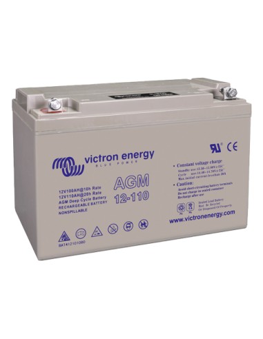 110Ah 12V AGM Deep Cycle battery Victron Energy - BAT412101084