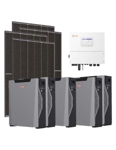 Three-phase photovoltaic kit 30150W 30kW Solis inverter Weco 5k3 XP 32.22kWh lithium battery