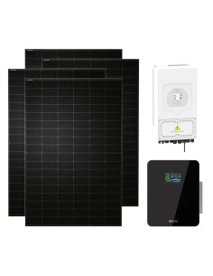 Monofase: vendita all'ingrosso Kit fotovoltaico monofase 6880W inverter Deye 6kW SG03LP1 + 1 batteria al litio Xcellent 5.12kWh