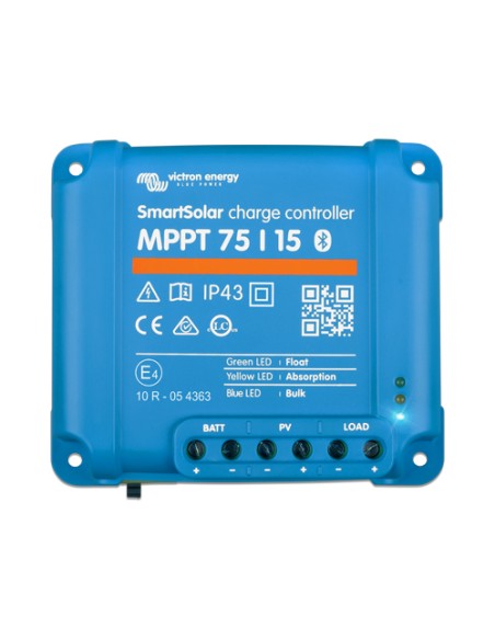 SmartSolar MPPT charge controller 75/15 75Voc 15A Victron Energy - SCC075015060R