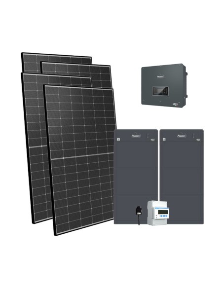 Trifase: vendita all'ingrosso Kit fotovoltaico 10120W trifase inverter 10kW Zucchetti batteria al litio HV ZBT 5K 30.72kWh