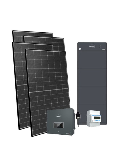 Trifase: vendita all'ingrosso Kit fotovoltaico 20240W trifase inverter 20kW Zucchetti batteria al litio HV ZBT 5K 20.48kWh
