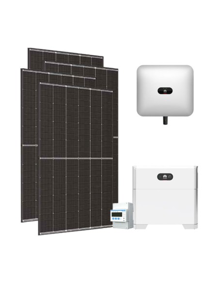 Trifase: vendita all'ingrosso Kit fotovoltaico trifase 10350W inverter Huawei 10kW batteria al litio LUNA2000 5kWh BMS