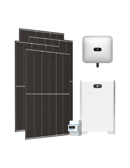Trifase: vendita all'ingrosso Kit fotovoltaico trifase 10350W inverter Huawei 10kW batteria al litio LUNA2000 10kWh BMS