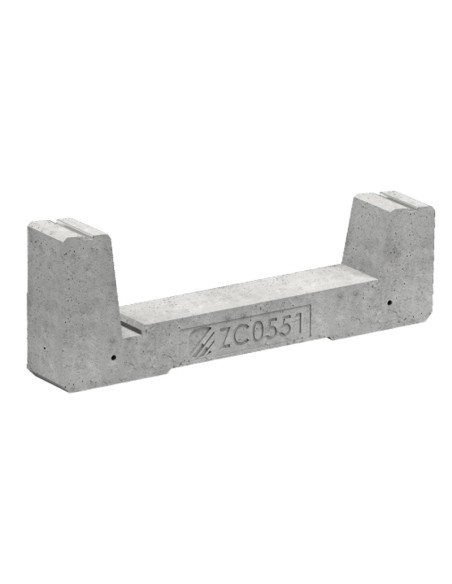 Ballast system with 5° inclination 51kg 3rd row for photovoltaic modules - ZC0551