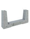 Ballast system with 5° inclination 72kg 5th row for photovoltaic modules - ZC0572
