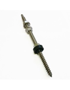 Double threaded screw M10x300mm STA10300 - wood anchor