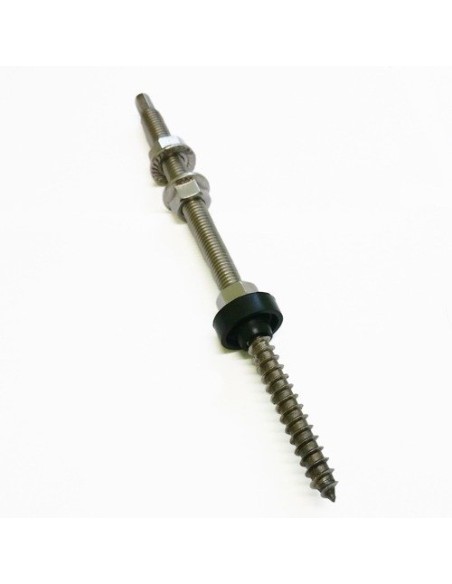 Double threaded screw M10x300mm STA10300 - wood anchor