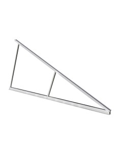 Fixed tilt stand kit 25° hypotenuse 2850mm for double module in horizontal - KVN2850-25