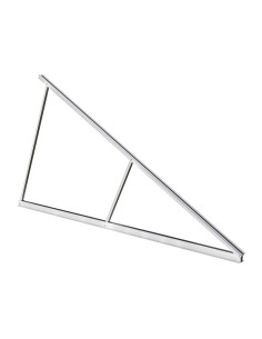 Fixed tilt stand kit 30° hypotenuse 2850mm for double module in horizontal - KVN2850-30