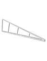 Fixed tilt stand kit 15° hypotenuse 3200mm for triple horizontal and double vertical module - KVN3200-15