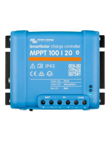 Regolatore di carica MPPT SmartSolar 100/20 100Voc 20A Victron Energy - SCC110020160R | PuntoEnergia Italia