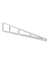 Fixed tilt stand kit 10° hypotenuse 3200mm for triple horizontal and double vertical module - KVN3200-10