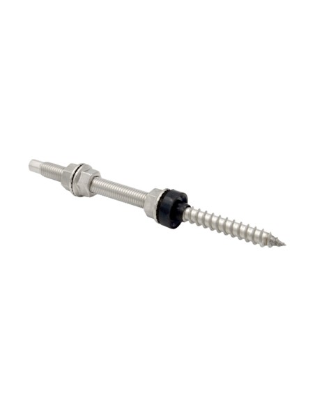 Double threaded screw M12x200mm STA12200 - wood anchor