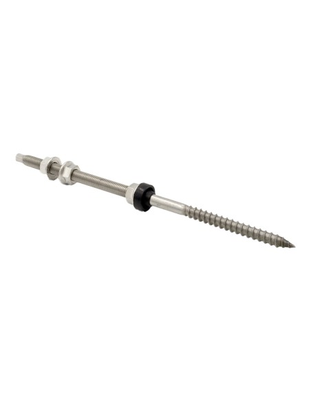 Double threaded screw M12x300mm STA12300 - wood anchor