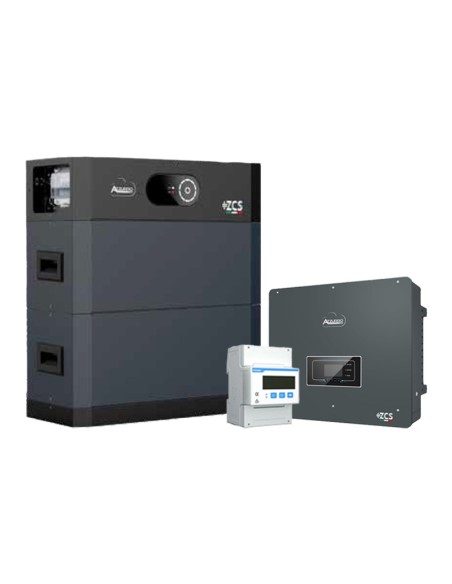 Three-phase storage system 10kW Zucchetti inverter HV SMART 5K 10.24kWh lithium battery