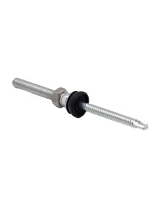 Double threaded screw M10x155mm self-drilling STA10155 - iron anchor