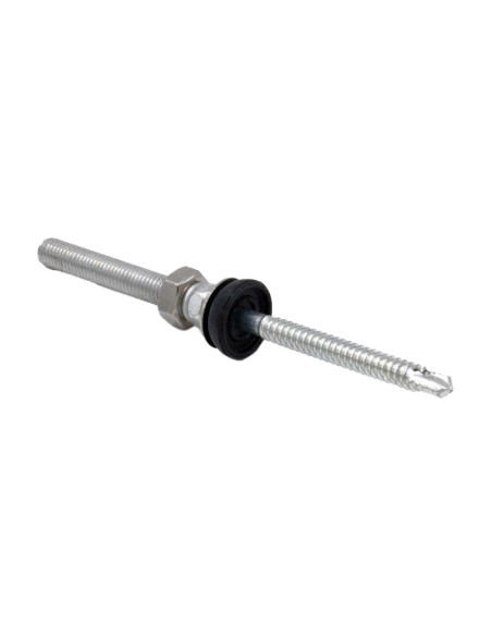 Double threaded screw M10x155mm self-drilling STA10155 - iron anchor