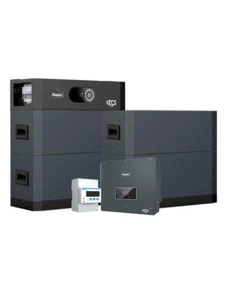 ZCS Azzurro: vendita all'ingrosso Sistema di accumulo trifase inverter 10kW Zucchetti batteria al litio HV SMART 5K 20.48kWh