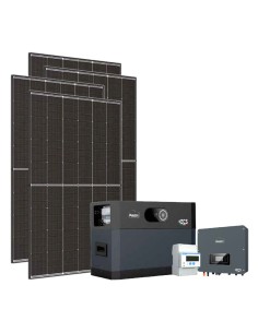 Trifase: vendita all'ingrosso Kit fotovoltaico trifase 5400W inverter 5kW Zucchetti batteria al litio HV SMART 5K 5.12kWh