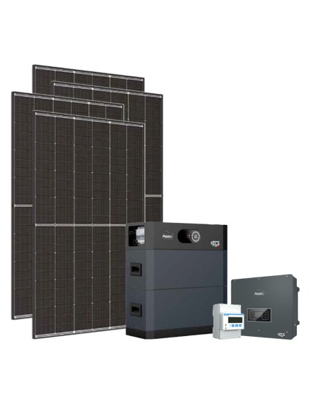 Trifase: vendita all'ingrosso Kit fotovoltaico trifase 10800W inverter 10kW Zucchetti batteria al litio HV SMART 5K 10.24kWh