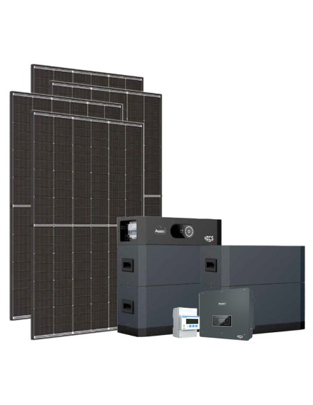 Trifase: vendita all'ingrosso Kit fotovoltaico trifase 10800W inverter 10kW Zucchetti batteria al litio HV SMART 5K 20.48kWh
